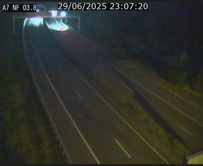 <h2>Webcam autoroute A7 au Luxembourg à la sortie du Tunnel Stafelter vers le Nord</h2>