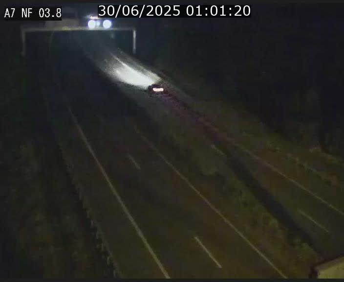 <h2>Webcam autoroute A7 au Luxembourg à la sortie du Tunnel Stafelter vers le Nord</h2>
