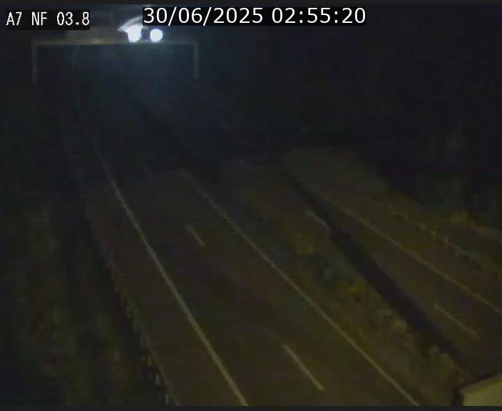 <h2>Webcam autoroute A7 au Luxembourg à la sortie du Tunnel Stafelter vers le Nord</h2>