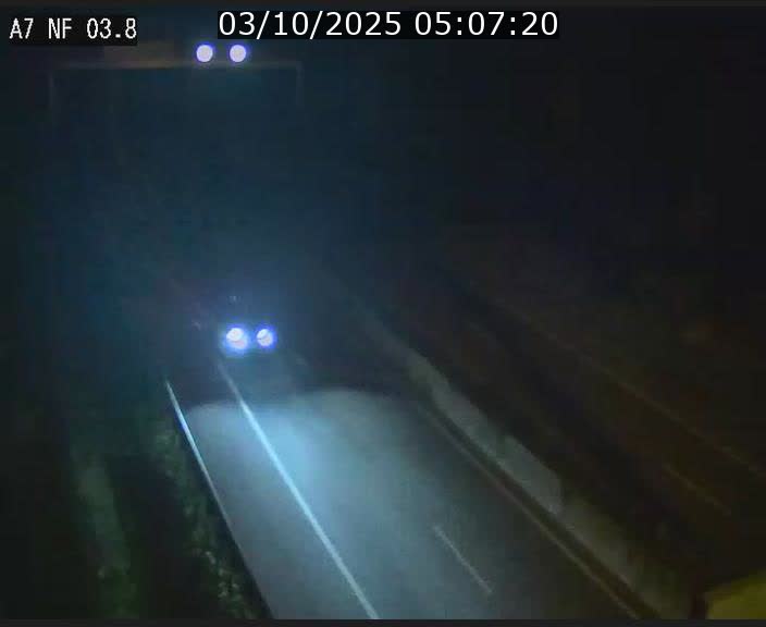 <h2>Webcam autoroute A7 au Luxembourg à la sortie du Tunnel Stafelter vers le Nord</h2>
