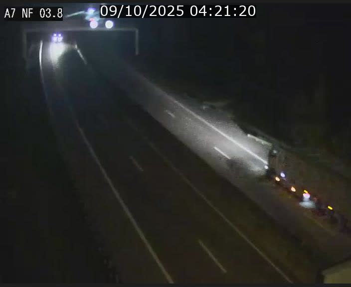 <h2>Webcam autoroute A7 au Luxembourg à la sortie du Tunnel Stafelter vers le Nord</h2>