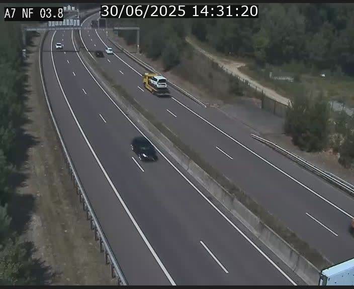 <h2>Webcam autoroute A7 au Luxembourg à la sortie du Tunnel Stafelter vers le Nord</h2>
