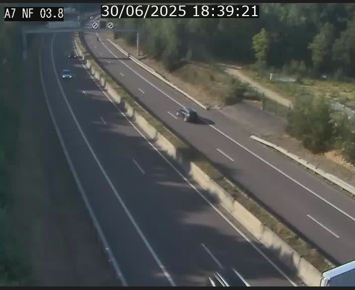 <h2>Webcam autoroute A7 au Luxembourg à la sortie du Tunnel Stafelter vers le Nord</h2>