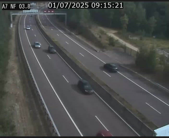 <h2>Webcam autoroute A7 au Luxembourg à la sortie du Tunnel Stafelter vers le Nord</h2>