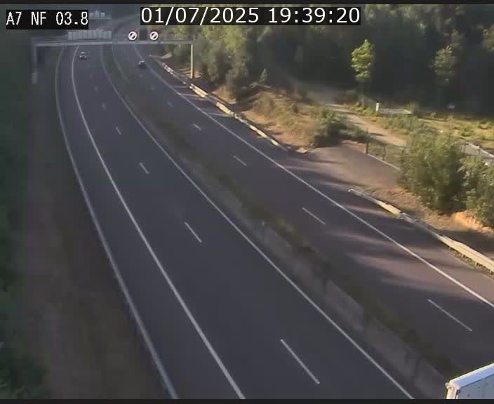 <h2>Webcam autoroute A7 au Luxembourg à la sortie du Tunnel Stafelter vers le Nord</h2>
