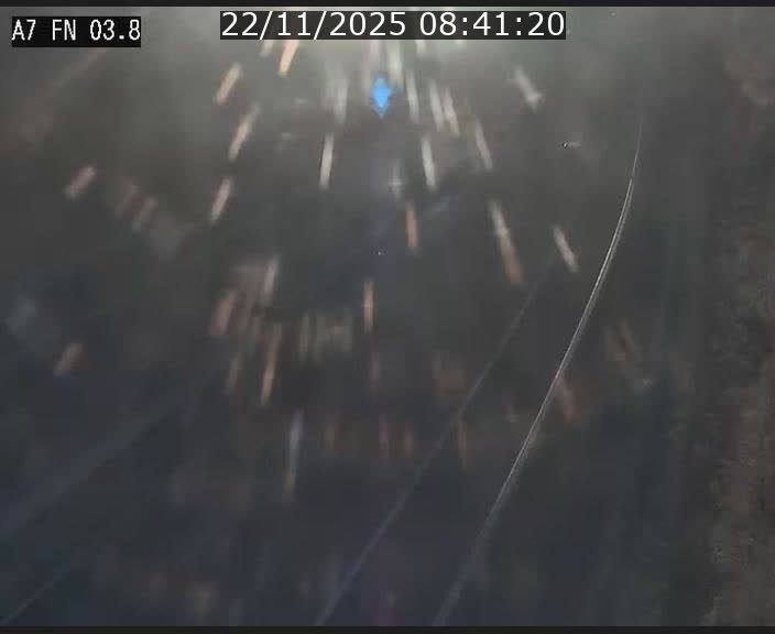 <h2>Caméra autoroute Luxembourg A7 - Passage à gibier Rëngelbour - direction Tunnel Stafelter</h2>