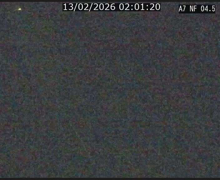 Caméra autoroute Luxembourg A7 - Passage à gibier Rëngelbour - direction Tunnel Grouft