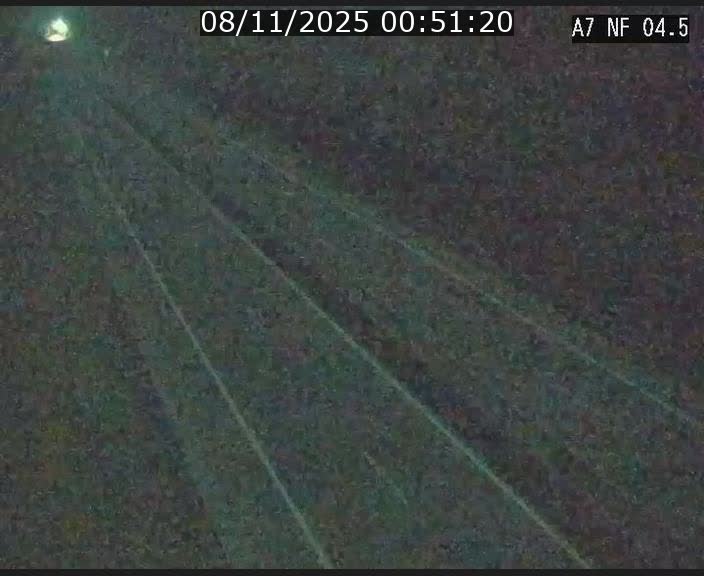 <h2>Caméra autoroute Luxembourg A7 - Passage à gibier Rëngelbour - direction Tunnel Grouft</h2>