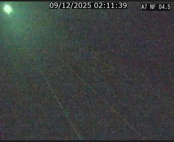 Caméra autoroute Luxembourg A7 - Passage à gibier Rëngelbour - direction Tunnel Grouft