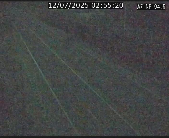 Caméra autoroute Luxembourg A7 - Passage à gibier Rëngelbour - direction Tunnel Grouft
