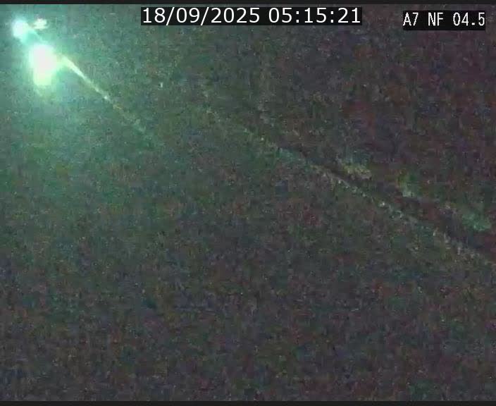 <h2>Caméra autoroute Luxembourg A7 - Passage à gibier Rëngelbour - direction Tunnel Grouft</h2>