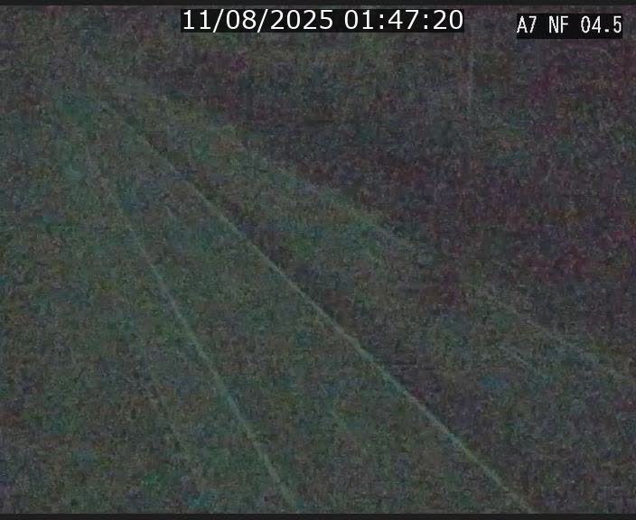 Caméra autoroute Luxembourg A7 - Passage à gibier Rëngelbour - direction Tunnel Grouft