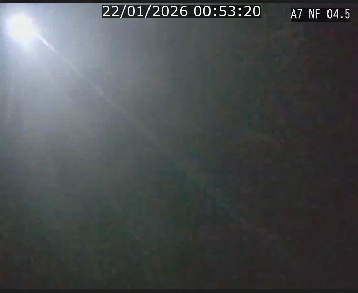 <h2>Caméra autoroute Luxembourg A7 - Passage à gibier Rëngelbour - direction Tunnel Grouft</h2>