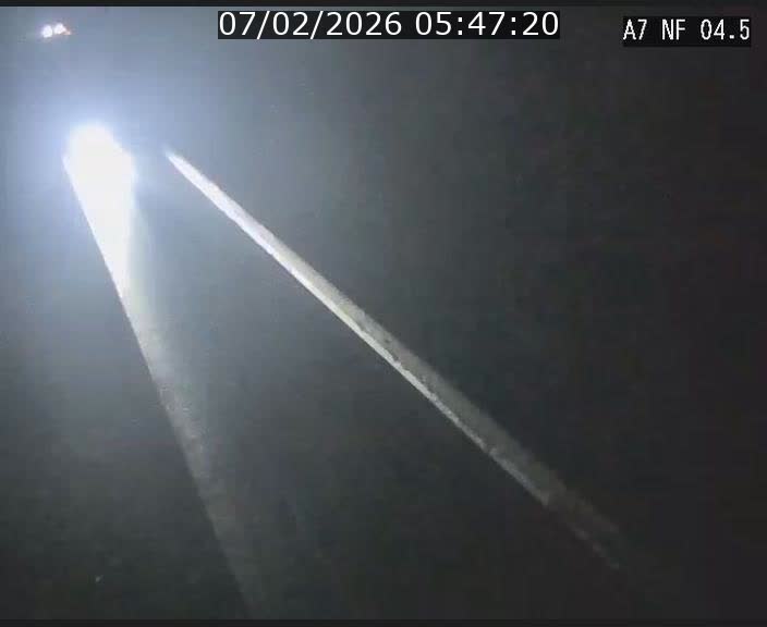 <h2>Caméra autoroute Luxembourg A7 - Passage à gibier Rëngelbour - direction Tunnel Grouft</h2>