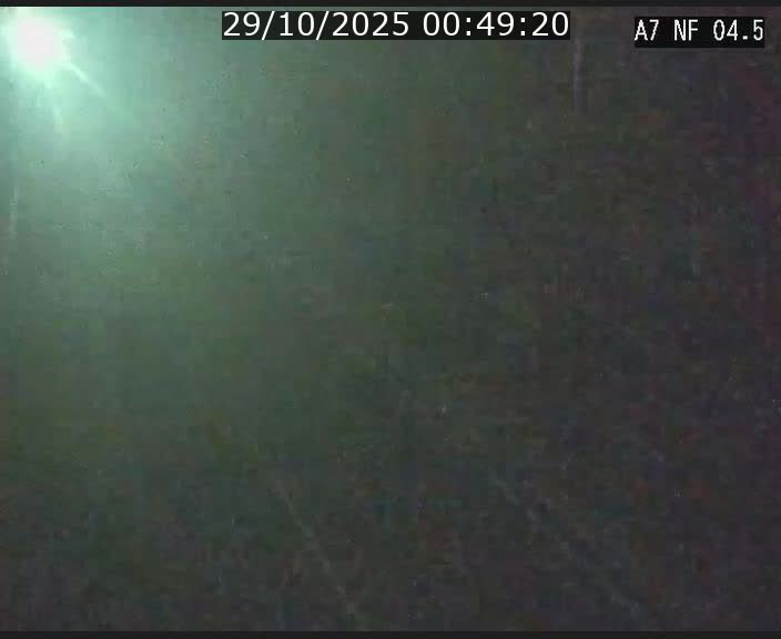 <h2>Caméra autoroute Luxembourg A7 - Passage à gibier Rëngelbour - direction Tunnel Grouft</h2>