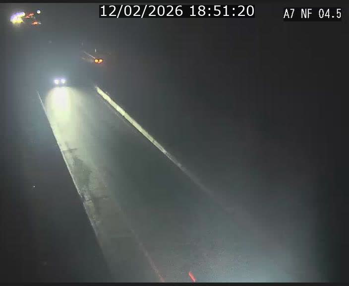 <h2>Caméra autoroute Luxembourg A7 - Passage à gibier Rëngelbour - direction Tunnel Grouft</h2>