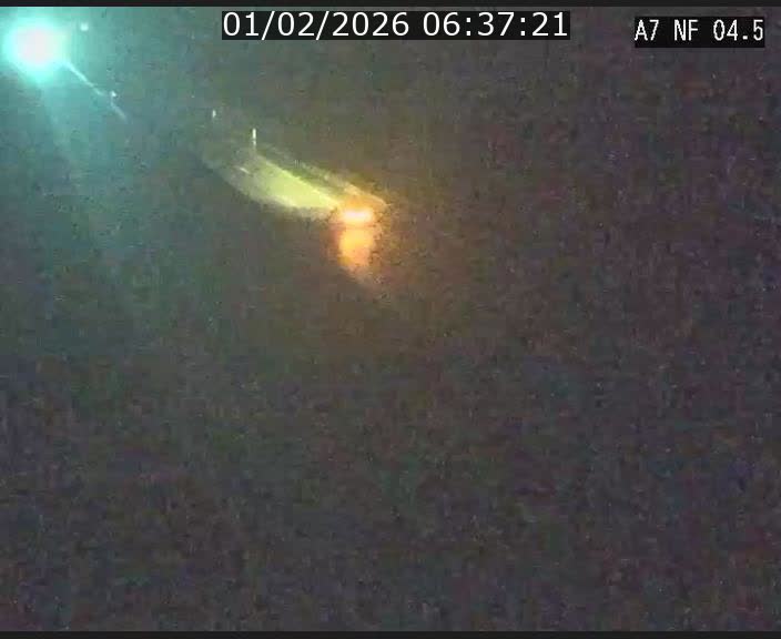 <h2>Caméra autoroute Luxembourg A7 - Passage à gibier Rëngelbour - direction Tunnel Grouft</h2>