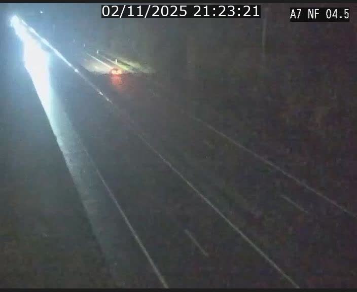 <h2>Caméra autoroute Luxembourg A7 - Passage à gibier Rëngelbour - direction Tunnel Grouft</h2>