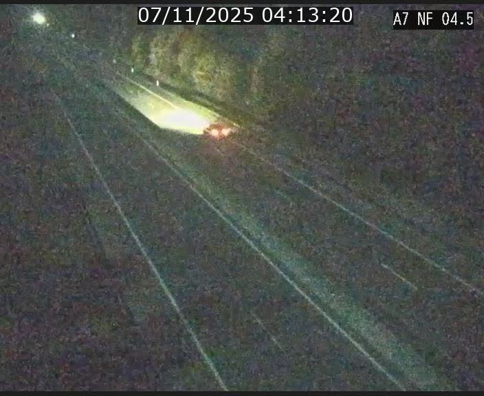 <h2>Caméra autoroute Luxembourg A7 - Passage à gibier Rëngelbour - direction Tunnel Grouft</h2>
