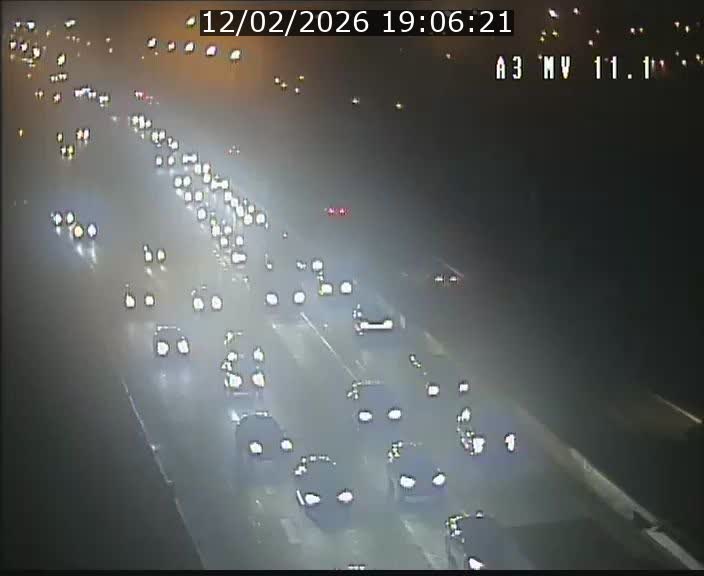 <h2>Traffic live webcam Luxembourg Croix de Bettembourg A3 - BK 11.1 - direction Luxembourg-ville</h2>