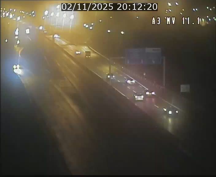 Traffic live webcam Luxembourg Croix de Bettembourg A3 - BK 11.1 - direction Luxembourg-ville