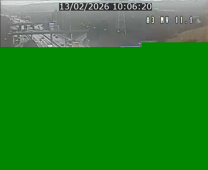 <h2>Traffic live webcam Luxembourg Croix de Bettembourg A3 - BK 11.1 - direction Luxembourg-ville</h2>