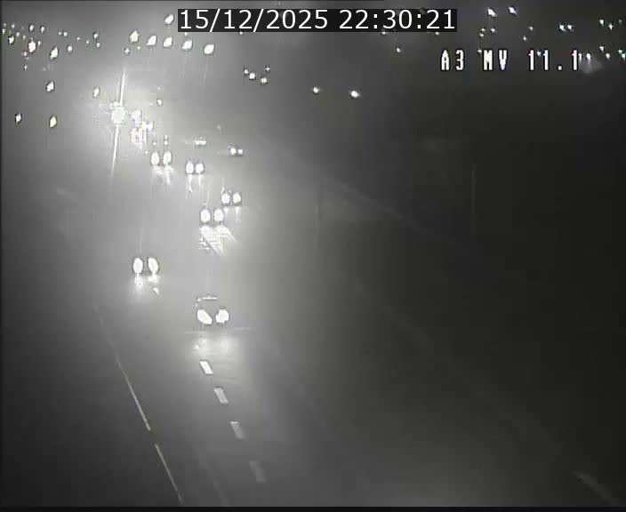 Traffic live webcam Luxembourg Croix de Bettembourg A3 - BK 11.1 - direction Luxembourg-ville