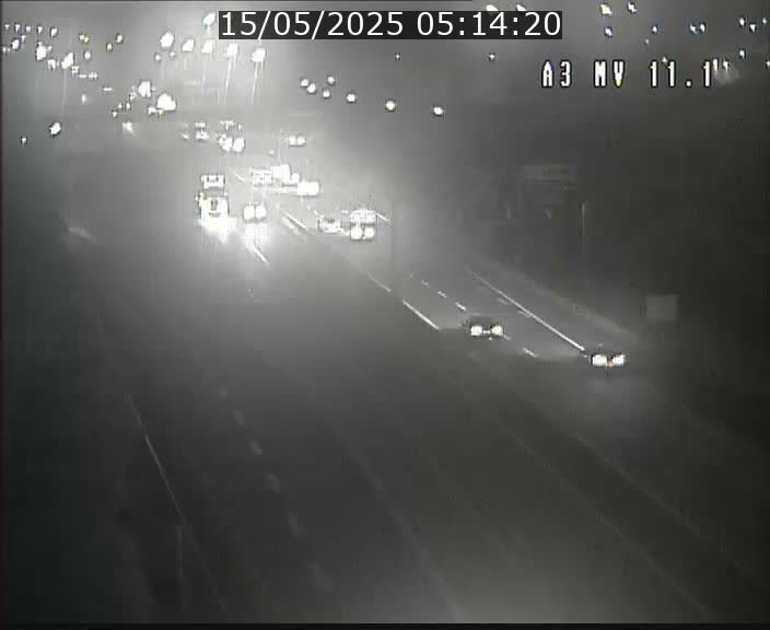 Traffic live webcam Luxembourg Croix de Bettembourg A3 - BK 11.1 - direction Luxembourg-ville