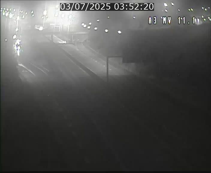 Traffic live webcam Luxembourg Croix de Bettembourg A3 - BK 11.1 - direction Luxembourg-ville