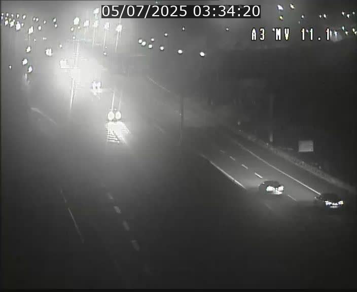 Traffic live webcam Luxembourg Croix de Bettembourg A3 - BK 11.1 - direction Luxembourg-ville