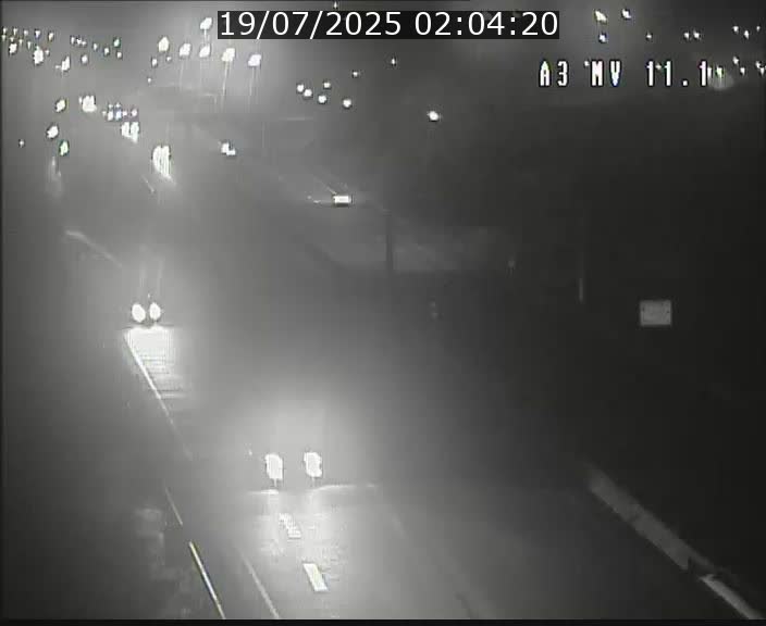 Traffic live webcam Luxembourg Croix de Bettembourg A3 - BK 11.1 - direction Luxembourg-ville