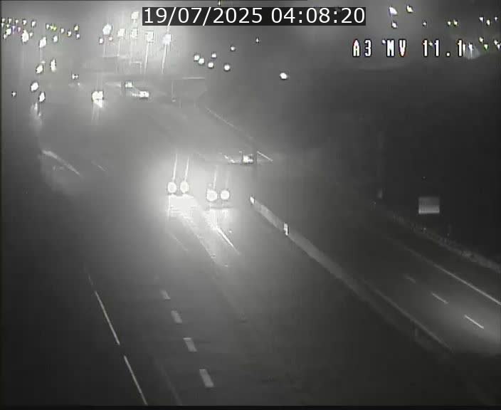 Traffic live webcam Luxembourg Croix de Bettembourg A3 - BK 11.1 - direction Luxembourg-ville