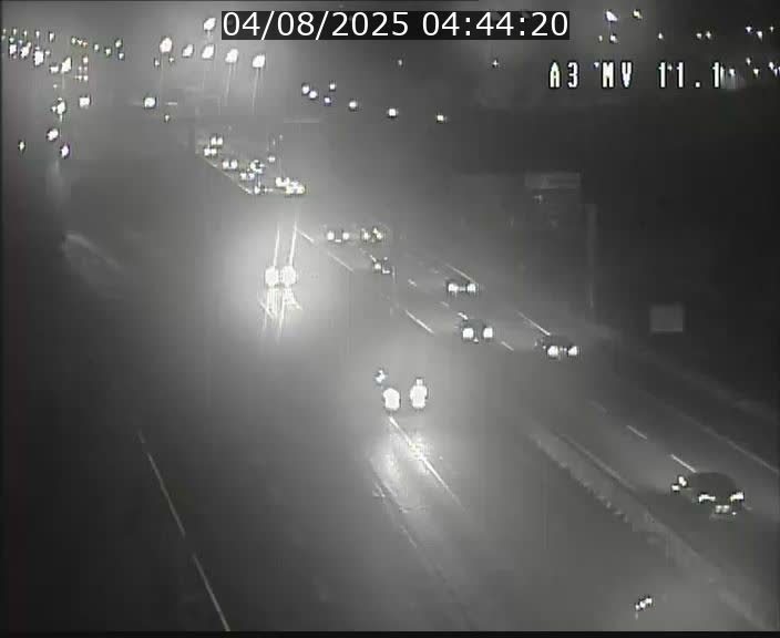 Traffic live webcam Luxembourg Croix de Bettembourg A3 - BK 11.1 - direction Luxembourg-ville