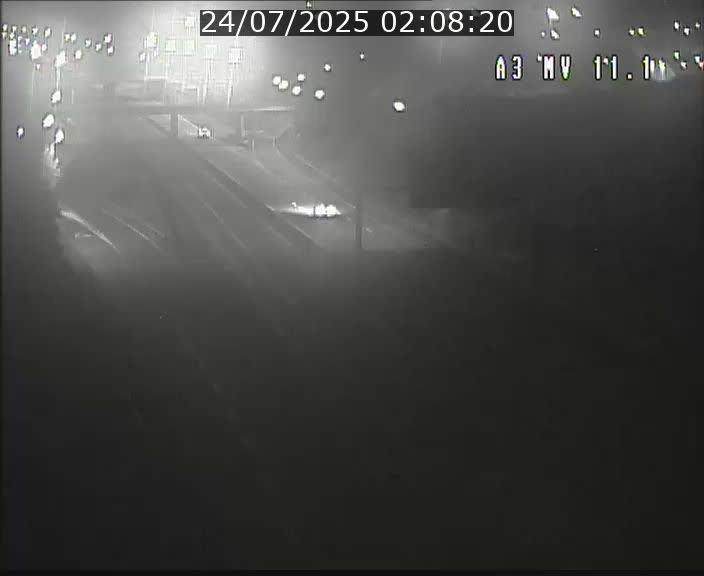 Traffic live webcam Luxembourg Croix de Bettembourg A3 - BK 11.1 - direction Luxembourg-ville