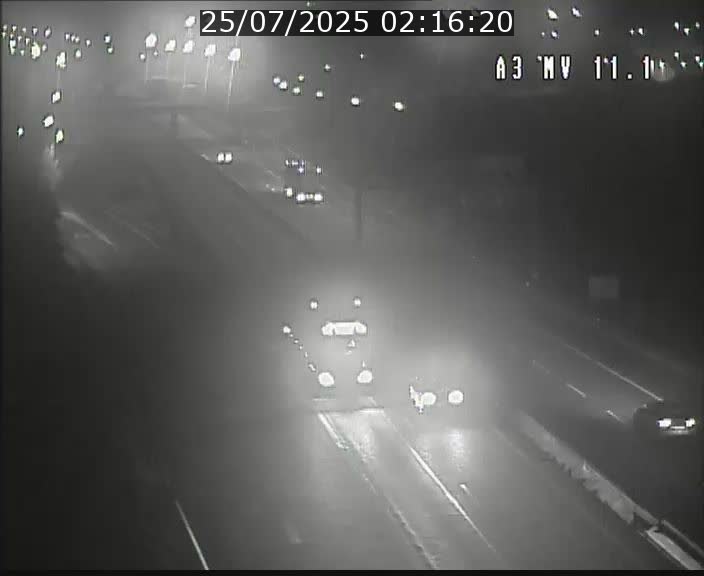 Traffic live webcam Luxembourg Croix de Bettembourg A3 - BK 11.1 - direction Luxembourg-ville