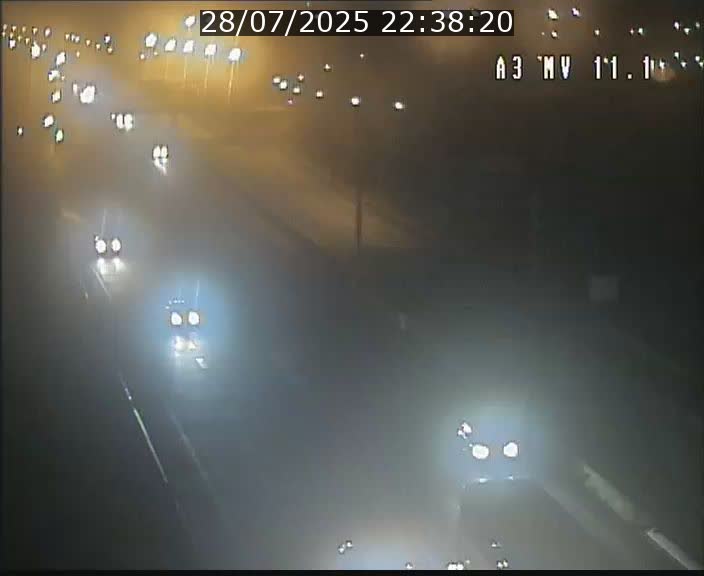 Traffic live webcam Luxembourg Croix de Bettembourg A3 - BK 11.1 - direction Luxembourg-ville