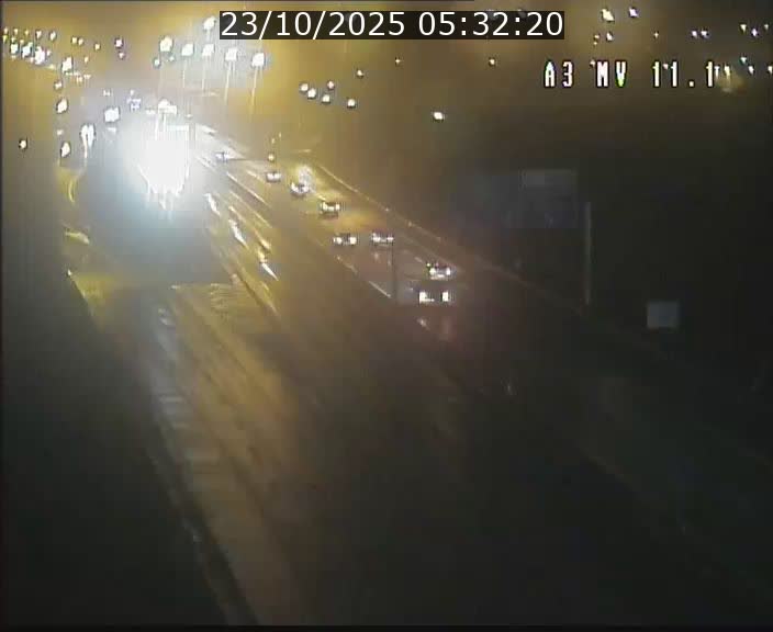 Traffic live webcam Luxembourg Croix de Bettembourg A3 - BK 11.1 - direction Luxembourg-ville