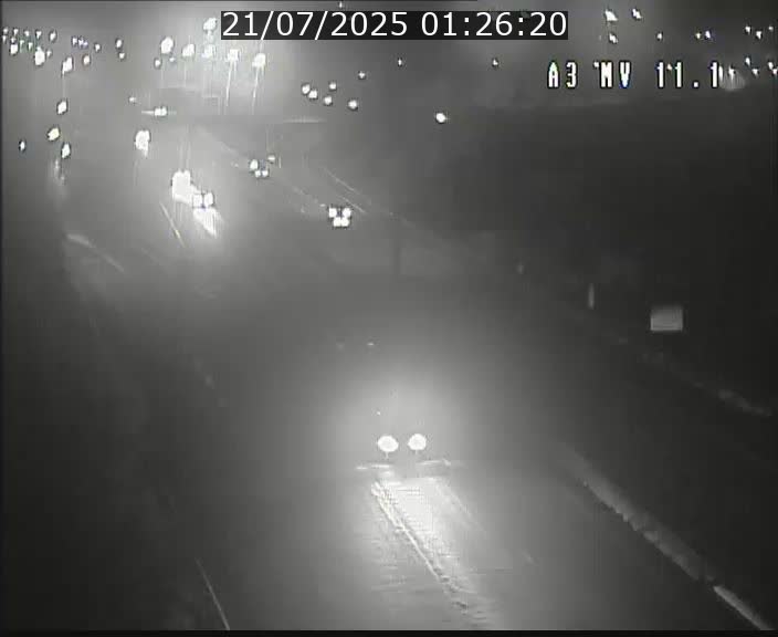 Traffic live webcam Luxembourg Croix de Bettembourg A3 - BK 11.1 - direction Luxembourg-ville