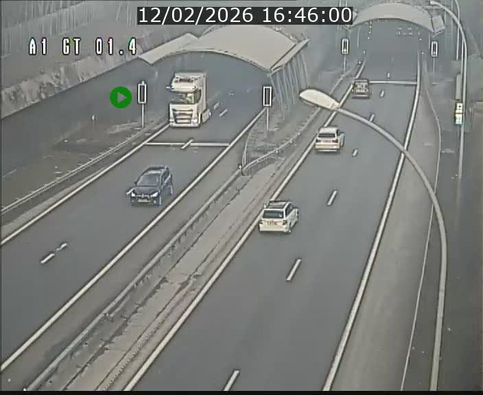 Traffic live webcam Luxembourg Hesperange - A1 direction Kirchberg - BK 1.4