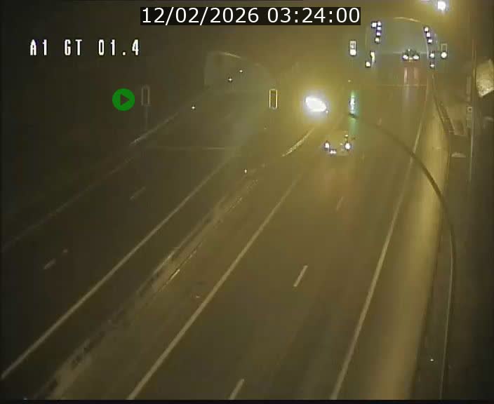 <h2>Traffic live webcam Luxembourg Hesperange - A1 direction Kirchberg - BK 1.4</h2>