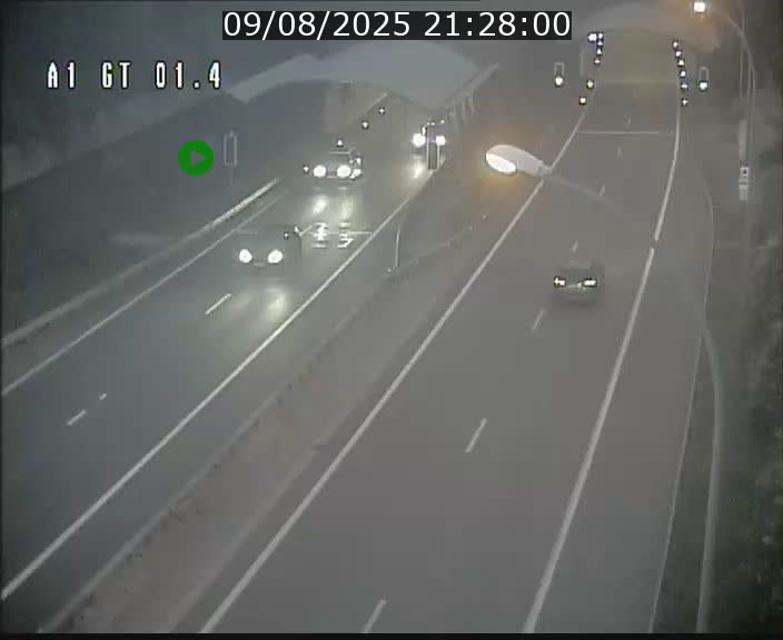 <h2>Traffic live webcam Luxembourg Hesperange - A1 direction Kirchberg - BK 1.4</h2>
