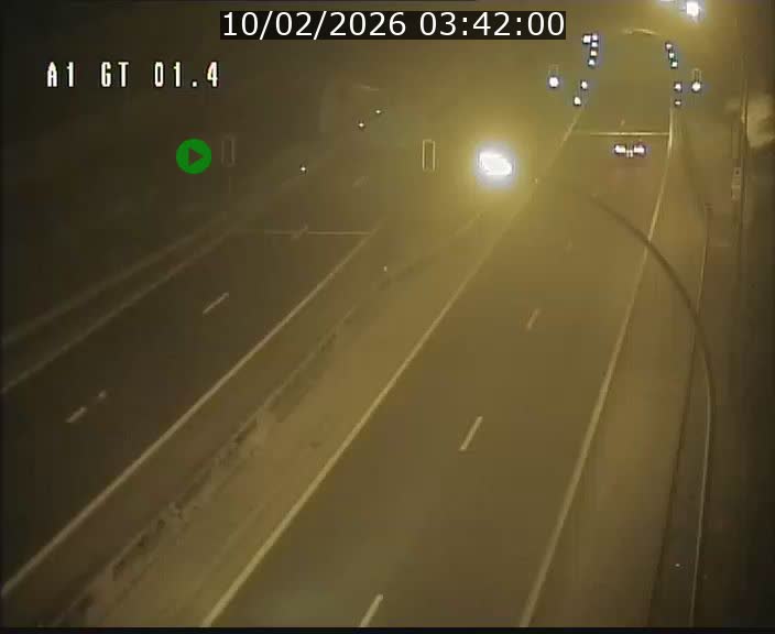 <h2>Traffic live webcam Luxembourg Hesperange - A1 direction Kirchberg - BK 1.4</h2>