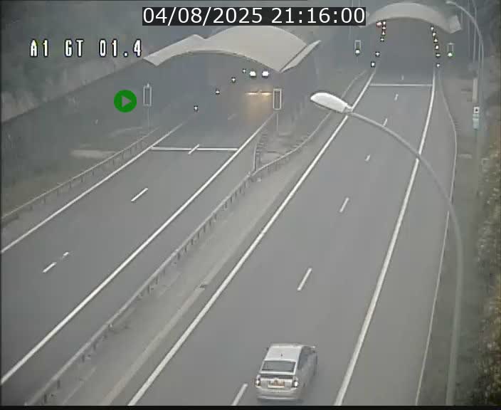 Traffic live webcam Luxembourg Hesperange - A1 direction Kirchberg - BK 1.4