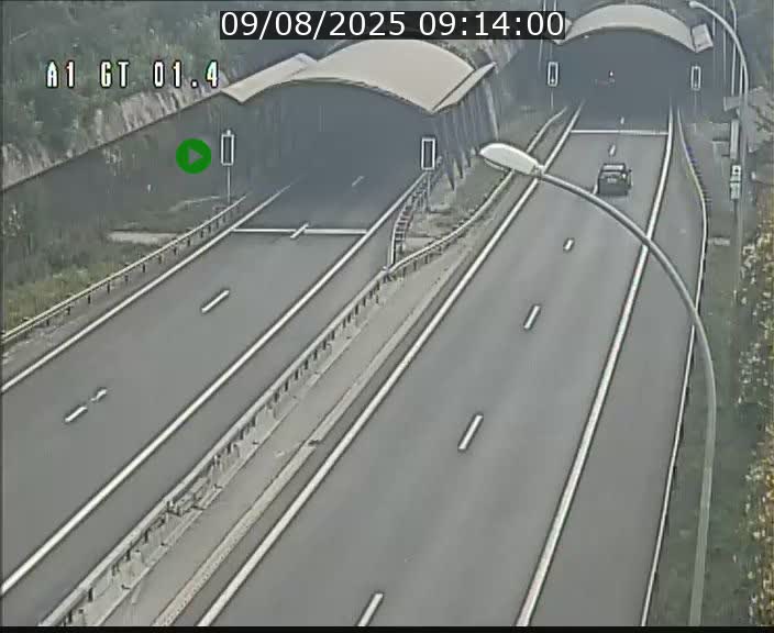 Traffic live webcam Luxembourg Hesperange - A1 direction Kirchberg - BK 1.4