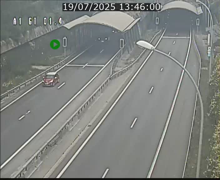 Traffic live webcam Luxembourg Hesperange - A1 direction Kirchberg - BK 1.4