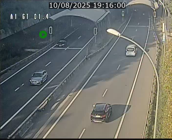 Traffic live webcam Luxembourg Hesperange - A1 direction Kirchberg - BK 1.4
