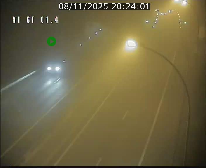 <h2>Traffic live webcam Luxembourg Hesperange - A1 direction Kirchberg - BK 1.4</h2>