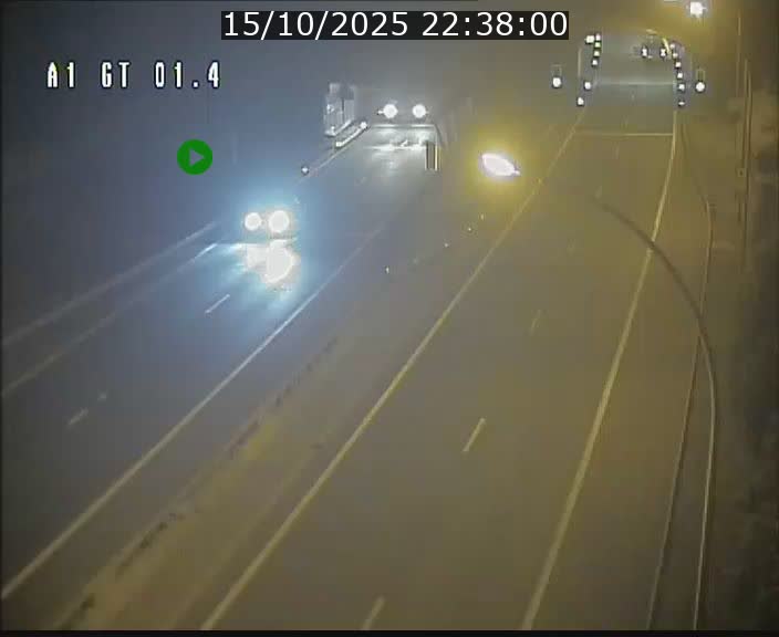<h2>Traffic live webcam Luxembourg Hesperange - A1 direction Kirchberg - BK 1.4</h2>