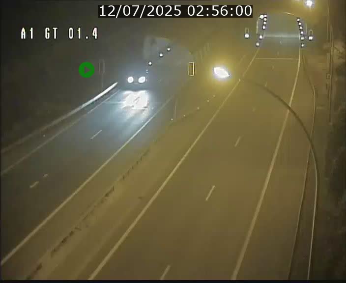 Traffic live webcam Luxembourg Hesperange - A1 direction Kirchberg - BK 1.4