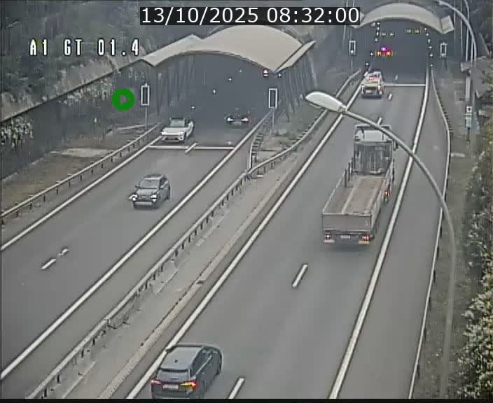 <h2>Traffic live webcam Luxembourg Hesperange - A1 direction Kirchberg - BK 1.4</h2>